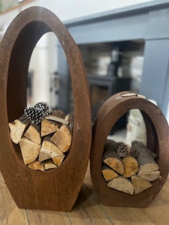 Rustic Log Holder