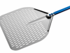 GI Metal Aluminium Rectangular Perforated Pizza Peel - Azzurra Line GI Metal Aluminium Rectangular Perforated Pizza Peel - Azzurra Line