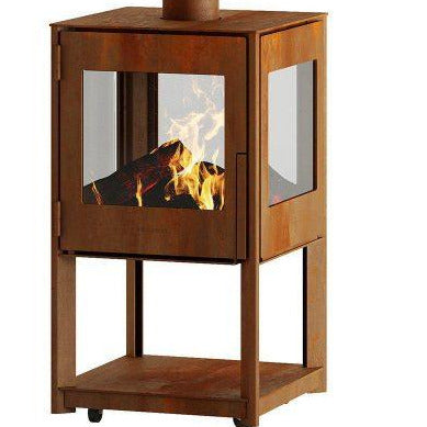 Cubis Outdoor Wood Burning Stove – Denby Dale Stoves
