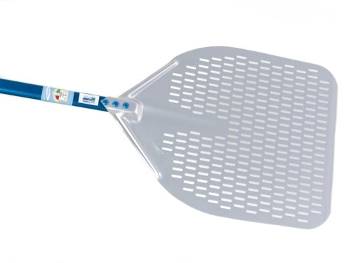 GI Metal Aluminium Rectangular Perforated Pizza Peel