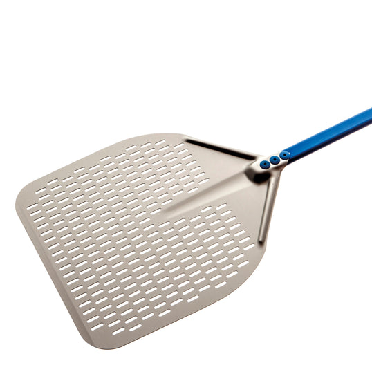 GI Metal Aluminium Rectangular Perforated Pizza Peel