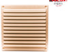 6×6 Louvre Ventilator - Sand/Buff