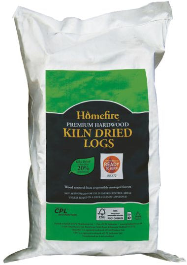 Kiln Dried Hardwood Logs - Large Handy Bag