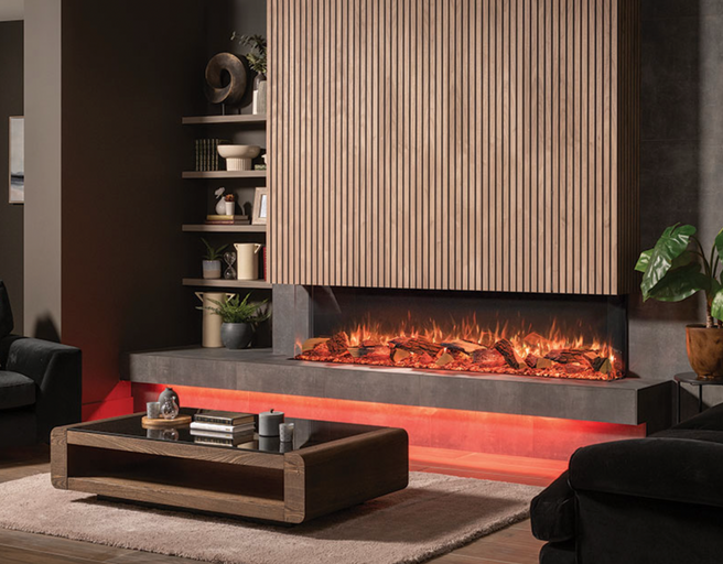 Gazco Onyx Avanti 190RW LED Electric Fire