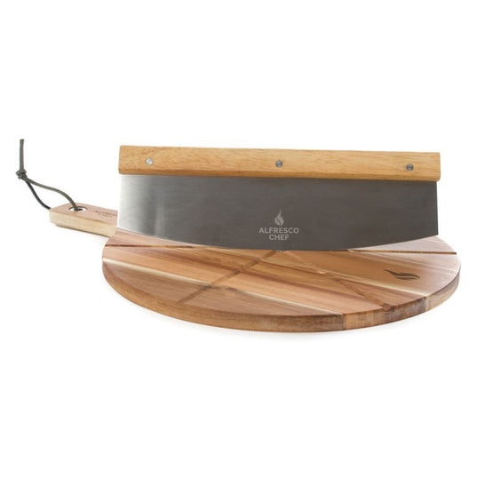 Mezzaluna Pizza Cutter by Alfresco Chef