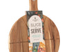 14” Acacia Wood Serving Board - by Alfresco Chef