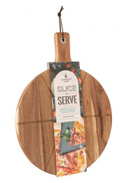 14” Acacia Wood Serving Board - by Alfresco Chef