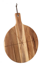 14” Acacia Wood Serving Board - by Alfresco Chef
